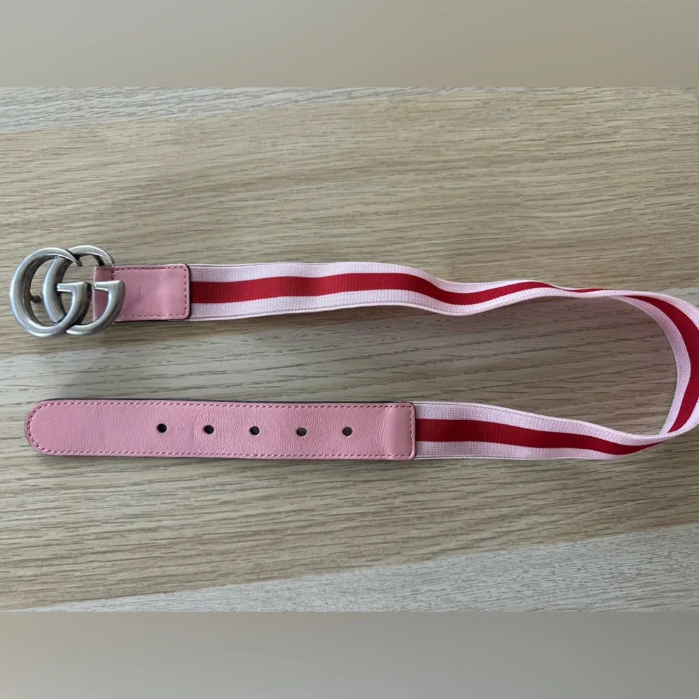 GUCCI KIDS PINK BELT Stretch - Picture 3 of 5
